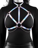 Koženkový postroj Cosmo Harness Crave, S–M