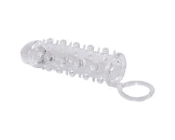 Kryštáľová pokožka - Krúžok s rukávom na penis