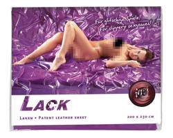 Lakovaná plachta - 200x220cm (fialová)