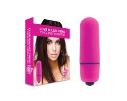 Láska Bullet - vodotesný mini vibrátor (ružový)