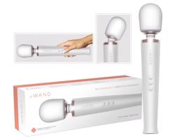 le Wand - exkluzívny, nabíjateľný masážny vibrátor (biely)