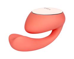 LELO Ida Wave - inteligentný akumulátorový vibrátor s rotáciou (korálová)