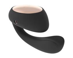 LELO Ida Wave - inteligentný, nabíjací vibračný a rotačný vibrátor (čierny)