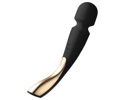 LELO Smart Wand 2 - veľký - nabíjateľný masážny vibrátor (čierny)