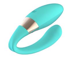 LELO Tiani Harmony - nabíjací, inteligentný párový vibrátor (tyrkysový)