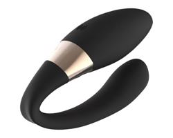 LELO Tiani Harmony - nabíjateľný, inteligentný párový vibrátor (čierny)