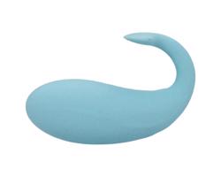 Leopardí kosťatko - inteligentné, nabíjacie vibračné vajíčko (modré)