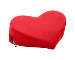 Liberator Heart Wedge - srdcový sexuálny vankúš (červený)