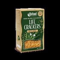 Lifefood Ľanové krekry s medvedím cesnakom 90g