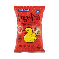 Little Angel Angelina - kukuričný snack jablko jahoda 30g