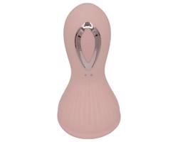 Lonely - bezkáblový, vodotesný vibračný stimulátor na bradavky (ružový)