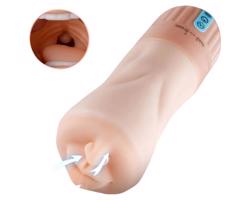 Lonely - nabíjateľný sací a vibračný ústny masturbátor (prírodný)