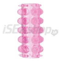 Long Ring ružová násada na penis