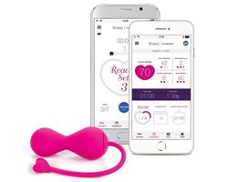 LOVELIFE BY OHMIBOD - KRUSH - Inteligentné nabíjateľné venušine guličky (ružové)
