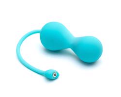 LOVELIFE BY OHMIBOD - KRUSH - inteligentné, nabíjateľné venušine guličky (tyrkysové)