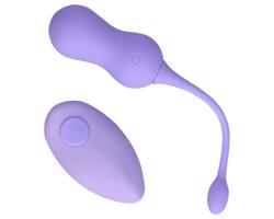 Loveline - nabíjací rádiový vibračný gejšin gulička (fialová)