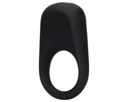 Loveline - nabíjacia, vibračná krúžka na penis (čierna)