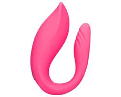 Loveline - nabíjateľný párový vibrátor s rádiom (ružový)