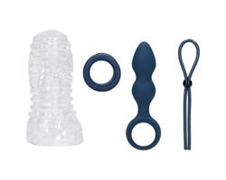 Loveline (S)explore - súprava na hru pre mužov (modrá)