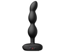 LOVENSE Ridge - inteligentný perličkový análny vibrátor (čierny)