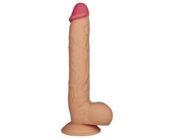 Lovetoy King-Sized - realistický dildo s prísavkou - 25cm (naturálny)