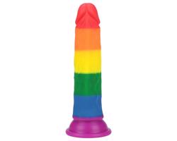 Lovetoy Prider - realistické dildo - 19cm (dúha)