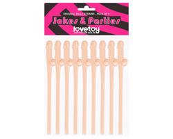 Lovetoy - realistická penis slamka (prírodná)