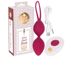 Lust - bezdrôtové rádiové vibračné venušine guličky (černica)