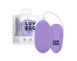 LUV EGG XL - nabíjacie vibračné vajíčko s rádiom (fialové)