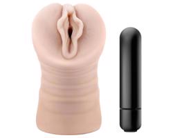 M for Men Ashley - vibrační vagína (naturálna)