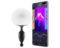 Magic Motion Bunny - inteligentný análny vibrátor so zajačím chvostíkom (biely)