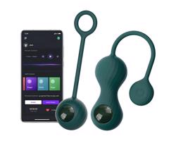 Magic Motion Crystal Duo - inteligentná sada venušiných guličiek - (zelená)