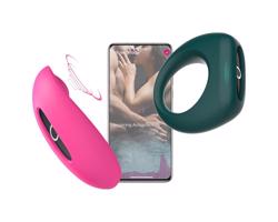 Magic Motion - sada pár vibrátorov (ružovo-zelená)