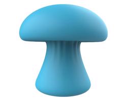 Magic Mushroom - nabíjací masážny prístroj na tvár (modrý)