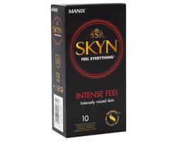 Manix SKYN Intense - latex free, perličkový kondóm (10 ks)