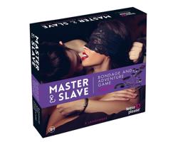 Master & Slave - viazacia hračka set (fialovo-čierny)