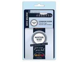 Mister Size Tester Balíček s Meračom Penisu - 3 ks