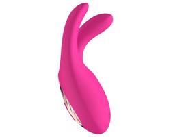 Mrow - nabíjací, trojitý stimulátor klitorisu (ružový)