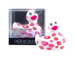 My Duckie Romance 2.0 - vodotesný klitoris vibrátor (bielo-ružový)
