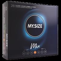 MY SIZE - MIX CONDOMS 57 MM 28 UNITS