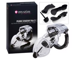 Mystim Pubic Enemy No 2 - elektro penisová klietka