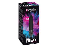 mystim Sleak Freak E-Stim - nabíjací, elektro vibračný prútik (čierny)