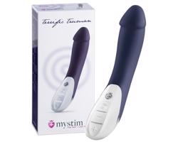 mystim Terrific Truman - 2-motorový vibrátor (modrý)