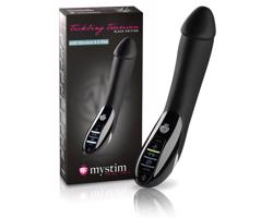 Mystim Tickling Truman - elektro-stimulačný vibrátor (čierny)