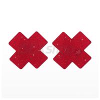 Nálepky na bradavky X červené