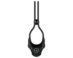 Nexus Forge - nastaviteľný vibračný krúžok na penis (čierny)