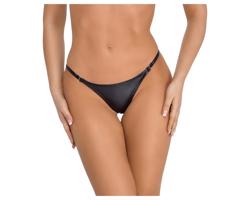 Noir - lesklý efekt tangá (čierne)