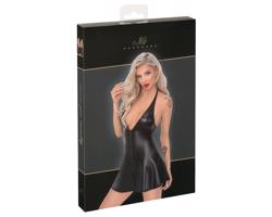 Noir - minišaty s hadím vzorom (čierne)