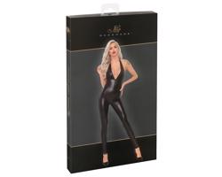 Noir - overal s viazaním okolo krku (čierny)