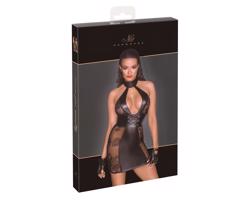 Noir - šnurovacie minišaty (čierne)